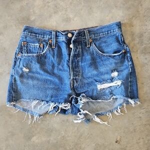 Levi's Blue Jean Shorts Classic Style